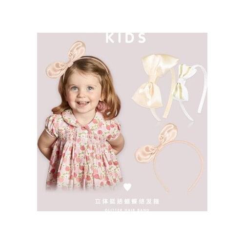2020 Cute Bowknot Hair Band For Baby Girls Ribbon Handmade Hair Bows Hairbands Headband Headwear Hair set Accessories