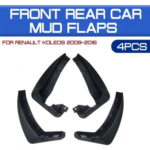 For RENAULT KOLEOS 2009 2010 2011 2012 2013-2016 Car Front Rear Car Mudguards Fender Flare Mud Guard Flap Anti Splash Mudflap
