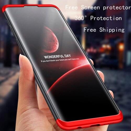 For Samsung Galaxy S10 S10+ Plus Case 3 In 1 Full Body Protective Anti Drop Hybrid Armor Case + Full Cover Soft Screen Protector