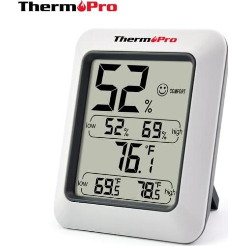 Thermopro TP50 Digital Hygrometer Thermometer Indoor Temperature Humidity Weather Station