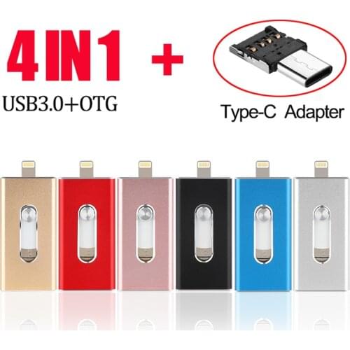 8G16G32G64G128GB USB Flash Drive for iPhone XR/8/7/7Plus/6/6s/5/SE ipad Pendrive OTG Memory Flash stick Gift OEM Custom Logo 3.0