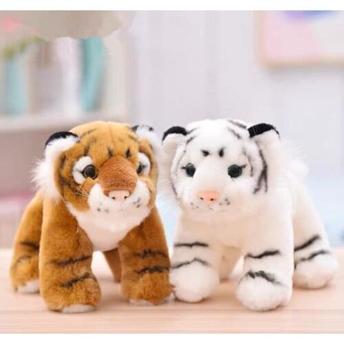 Hot White Tiger Jaguar Soft Stuffed Animals Tiger Plush Toys Pillow Animal Lion Doll Cotton Girl Brinquedo Toys For Children