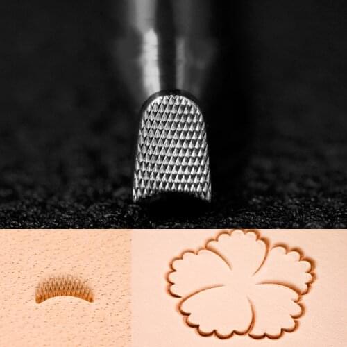 Veg leather knocking Saddle Making Tools Alloy Carving Embossing Leather Craft Stamps Stamping Mold Flower Patterns Handmade Art