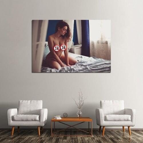 Beautiful Lady Hot Body Sexy Model Photo Wall Art Poster and Prints Canvas Painting For Room Decor