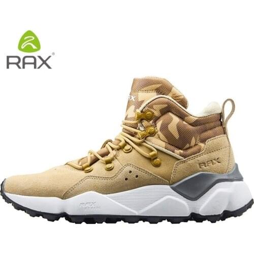 Rax Mens Breathable Hiking Shoes Women Climbing Trekking High Top Shoes Men Outdoor Shoes Anti-Slip Mountain Sneakers D0519