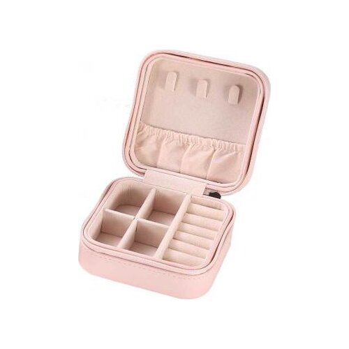 50 piece set of womens Mini Earrings Jewelry Box zipper Travel Portable jewelry box holiday gift