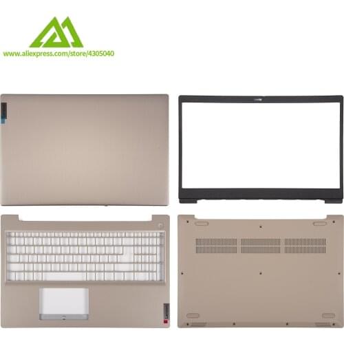 New Original LCD Back Cover/Palmrest Cover/Bottom Cover For Lenovo Ideapad 3-15ADA 15IIL15ARE 15IML GS552 COVER Gold