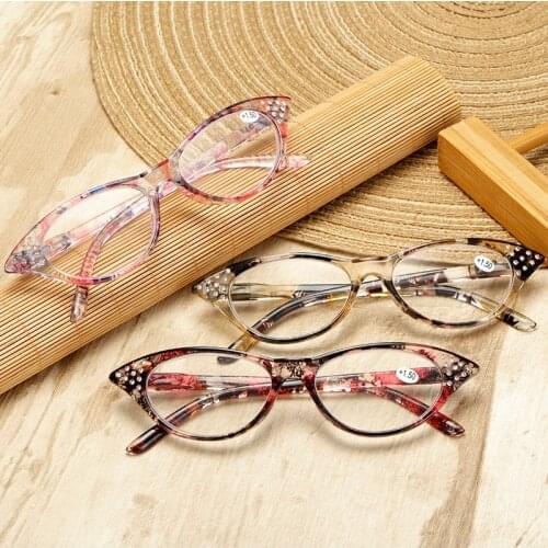 Seemfly New Fashion Ladies Elegant Reading Glasses Classic Women Printed Spring Leg Presbyopic Eyeglasses Diopter +1.0 To +3.5