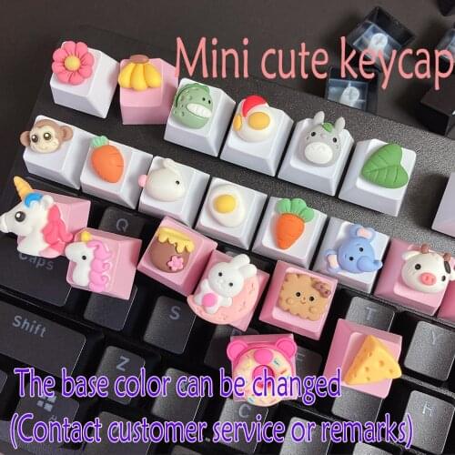 Resin Custom Keycap for Cherry Mx Mechanical Keyboard Cute Kawaii Keycaps ESC Diy Key Cap Pbt Key Game Keyboards Accessories