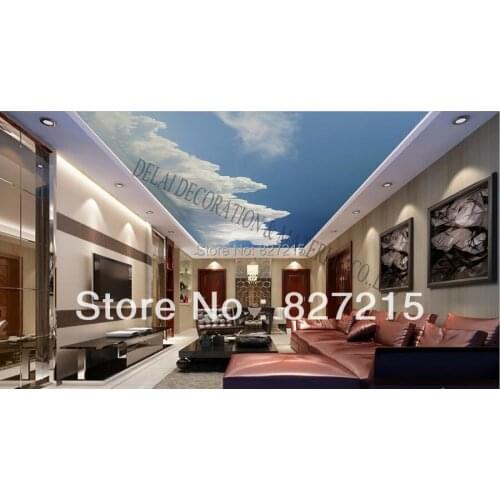 S-6453 /Print Ceiling tiles /PVC Stretched Ceiling Film/Home or Ceiling Decoration/Function as Ceiling Panel