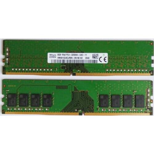 SK Hynix 8G 1RX8 PC4-3200AA DDR4 Desktop Memory HMA81GU6CJR8N-XN ram