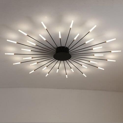 Modern LED Fireworks Ceiling Lights for Living Room Bedroom Indoor Ceiling Lamps Fixture 110V 220V