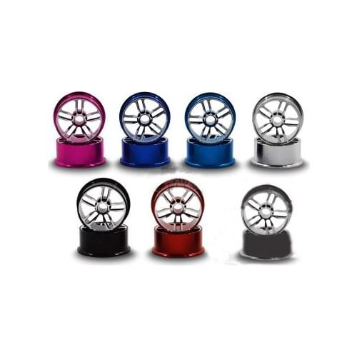 Tamiya Lightweight Mini Assembled 4WD Accessories/Aluminum Alloy Wheel Hub/Tire Axle/Tamiya 4WD medium caliber 4pcs a pack