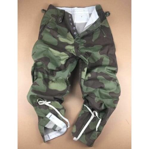 WWII WW2 GERMAN ARMY ELITE ITALIAN CAMO M43 FIELD PANTS TROUSERS MILITARY UNIFORM WORLD WAR II SOLDIER MILITARY WAR REENACTMENTS