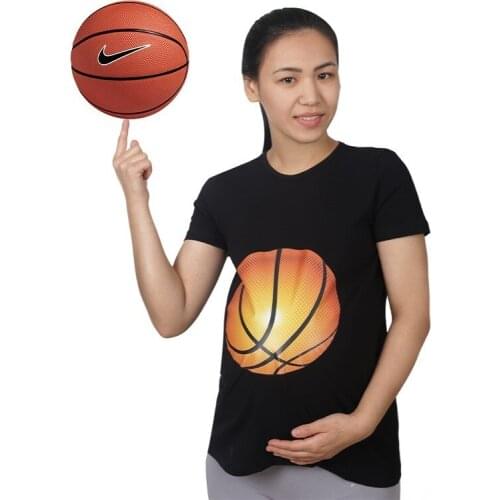 WelcomeBaby Mummys Baby Maternity T-Shirt Basket Black