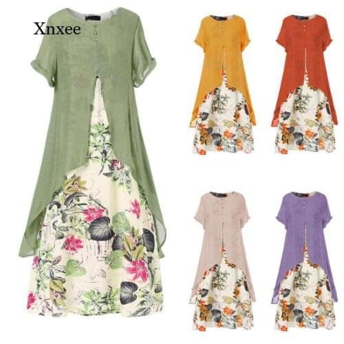 Летние платья из льна Xnxee China At AliExpress