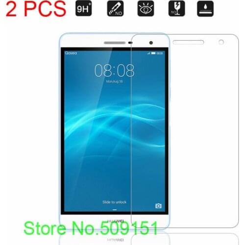 2 X For Huawei Mediapad T2 7.0 Tempered Glass Screen Protector 2.5 9h Safety Protective Film on Mdeia pad T 2 7 BGO-DL09 BGO-L03
