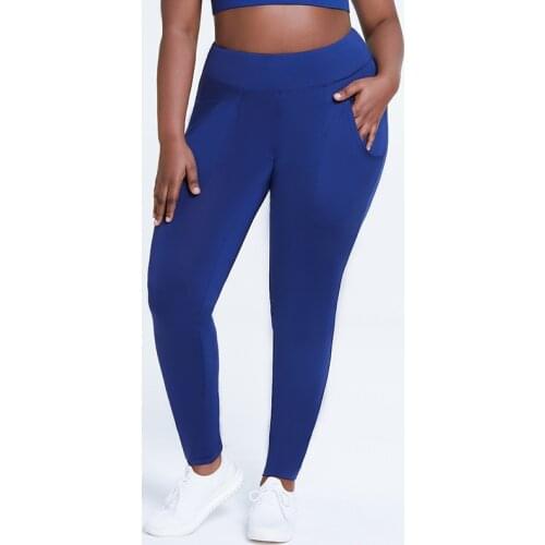 Plus Size Push Up Sports Workout Leggings Women Seamless Fitness Yoga Tights Female Pockets Gym Jogging Pants Woman