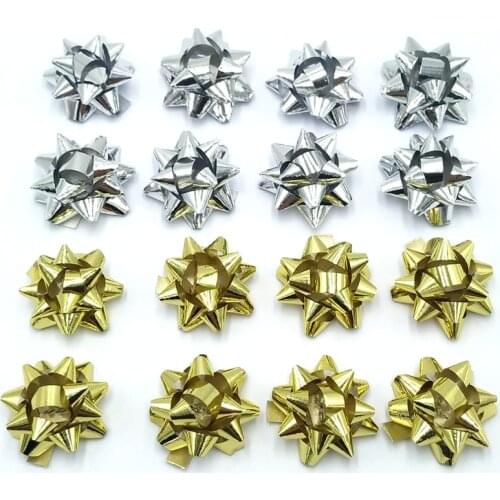 Mini Confetti Gift Wrap Bows Christmas Gift Bows for Christmas,Birthdays, Weddings Gifts 2.5cm (60pcs)