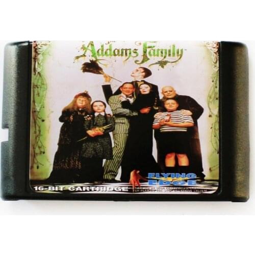 Addams Family 16 bit MD Game Card For Sega Mega Drive For SEGA Genesis