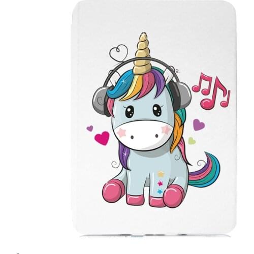 Case for PocketBook 740 InkPad 3 PB740 7.8 Inch PU leather print Shell Cover Auto Sleep/Wake function+screen protector