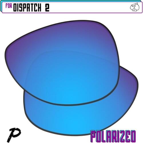 EZReplace Polarized Replacement Lenses for - Oakley Dispatch 2 Sunglasses -Blue P