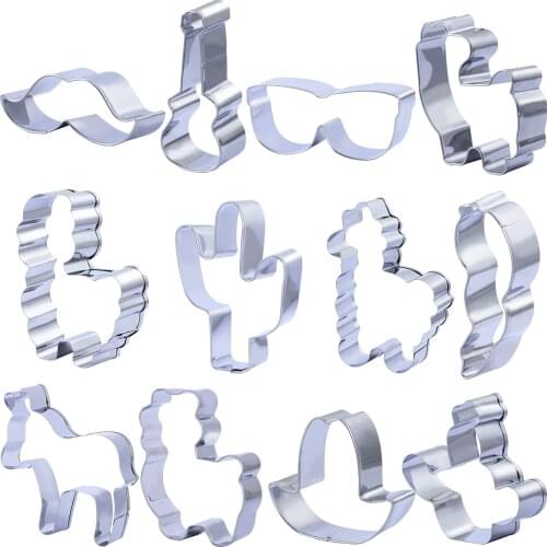 Cookie Cutters Mexican Carnival Cookie Cutters Fiesta Donkey Cactus Alpaca Cooki