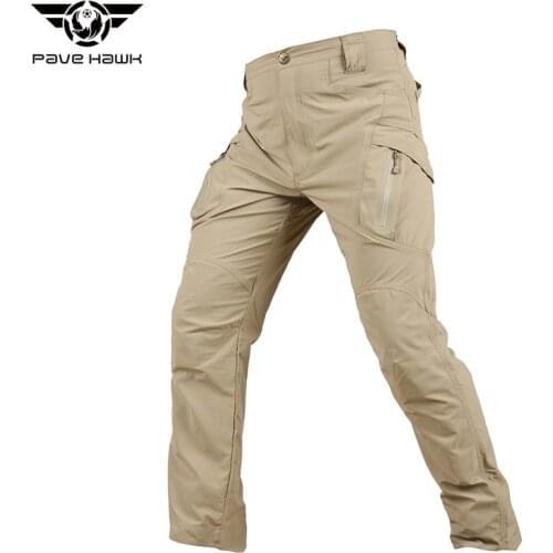 IX9 Men Urban Tactical quick dry Pants Breathable Scratch-resistant waterproof Pants Military Pants Multi-pockets Long Trouser