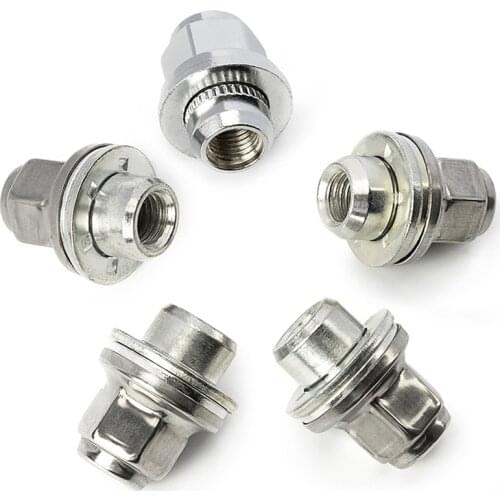 5PCS Wheel Lug Nuts C2C35294010 For Jaguar S-Type X-Type XJ XJR XF 1999-2011 Replacement C2C35294 C2C3529410