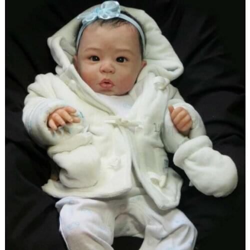 NPK 20inch Reborn Eleanor Anne WaiLing Newborn Baby Size Blank Doll Parts unfinished