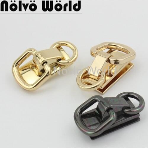 2 pieces test, 3 colors, 31*18mm, metal D ring hanger connectors bag handle buckle diy hardware accessories
