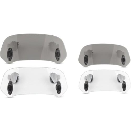 Motocross moto part Plasti Windshield Adjustable Windscreen Extension Wind Deflector Universal For Honda PCX125 PCX 125