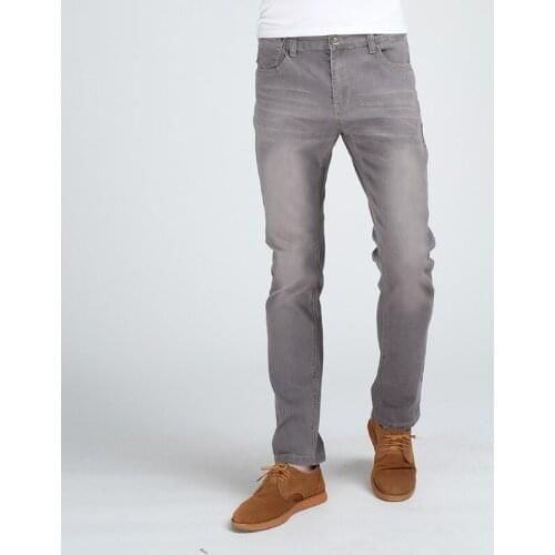 Men Slim Fashion Business Brand Style Slim Straight Jeans High Quality Cotton Casual Male Stretch Denim Trousers Plus Size 28-38