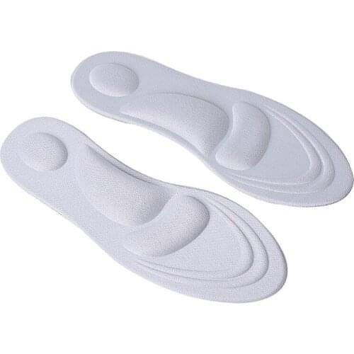 4D Sponge Soft High Heel Shoes Insoles Pain Relief Insert Cushion Pads Comfort U2JD