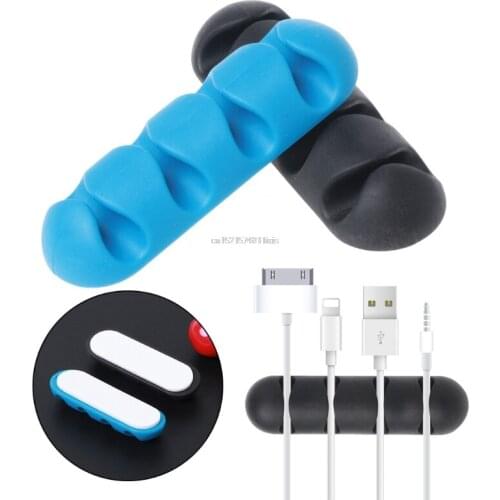New Cable Reel Organizer Desktop Clip Cord Management Headphone Charger Wire Holder