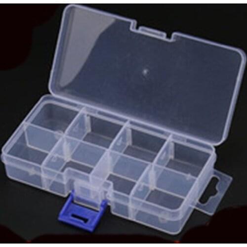 Plastic Transparency Box jewellery box box in Box-princess Storage Tin 8 cells