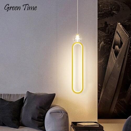 Simple LED Pendant Light for Dining Room Kitchen Living Room Bedroom Bedside Light Pendant Lamp Modern Indoor Home Hanging Light