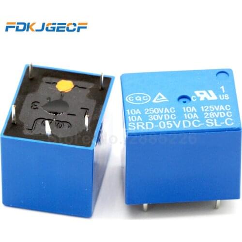 Relay SRD-03 05 06VDC-SL-C 5PINS 3V 5V 6V High-quality SRD-03VDC-SL-C SRD-05VDC-SL-C SRD-06VDC-SL-C