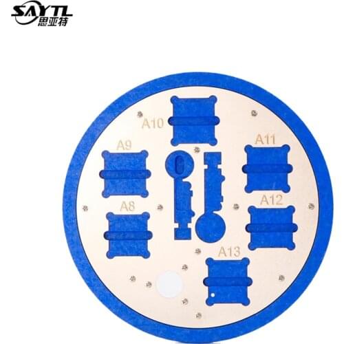 SAYTL Multifunctional Microscope Glue Removal Platform Fingerprint Sensor Repair Base for iphone CPU A13 A12 A11 A10 A9 A8