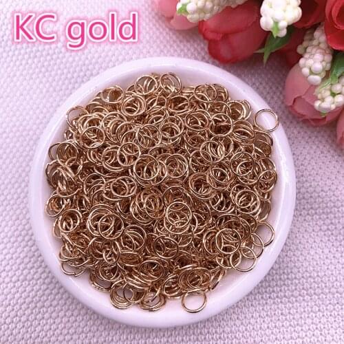 4/6/8mm Jump Ring Single Loop Open Jump Rings Split Rings for Jewelry Necklace Bracelet Chain Connector Findings Connector 03