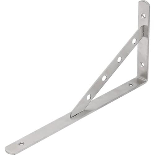 Stainless steel triangle bracket wall desk shelf shelf shelf support storage fixed tripod bracket