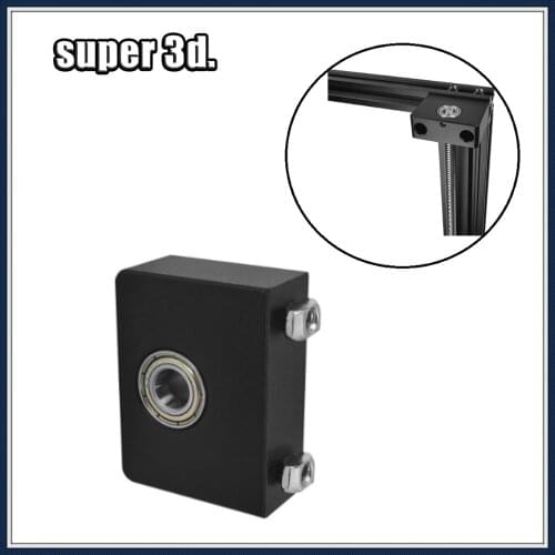 3D Printer Parts Aluminum Z-Axis Leadscrew Top Mount For Tornado Creality CR-10 ENDER 3 Ender 3 Pro Metal Z-Rod Bearing Holder