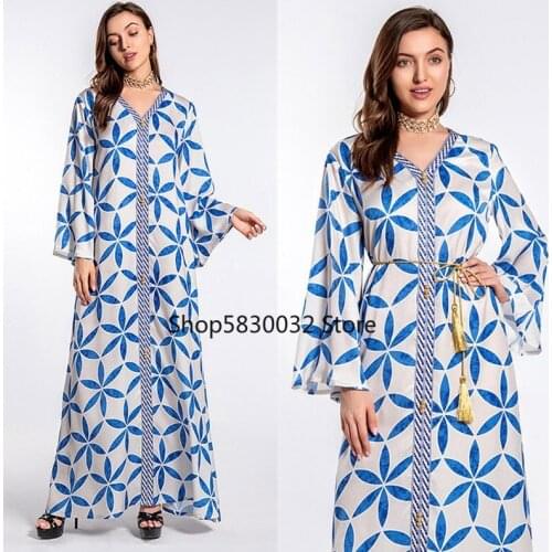 Vestidos Largos Arabe Bangladesh Abaya Dubai Turkey Muslim Fashion Dress For Women Djellaba Femme 2021 Boho Summer Dresses