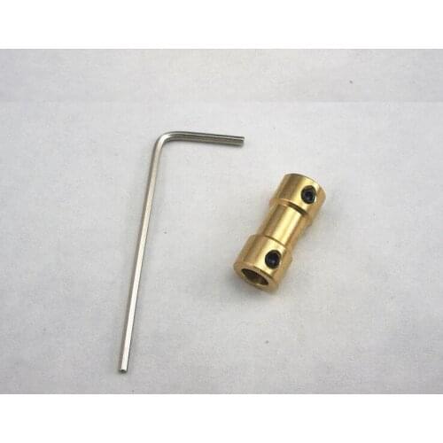 1pcs copper coupler 4mm with 5 mm for motor shaft robot smart car model car wheel coupler