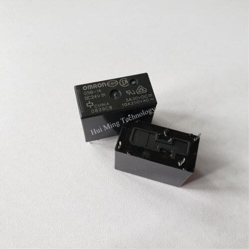 8pcs Omron Relay G5Q-14-DC5V G5Q-14-DC12V G5Q-14-DC24V 250V 10A relay 5 pin relay 5V/12V/24VDC relay