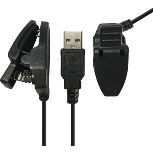 2-pin 3.5mm or 4mm clip type charging cable Smart Watch Wristbands charging USB port backup chargers 50 pcs/box