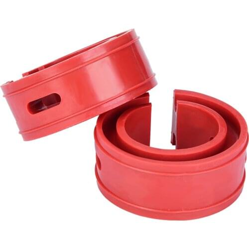 2 Pcs Red Color Car Shock Absorber Spring Bumper Power Auto Buffers A A+ B B+ C D E F Type Springs Bumpers Cushion