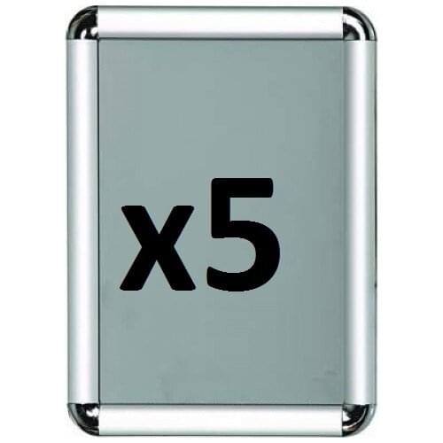 5 Pcs Aluminum A4 Size Clip Collapsible Promotion Poster Paper Price Tag Photo Advertisement Frame İndoor Outdoor