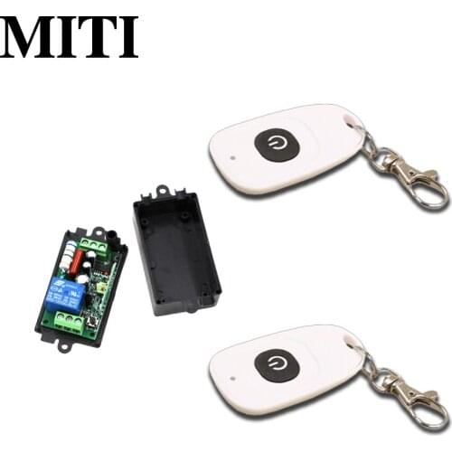 Wireless Remote Control Switch 110V 220V 1CH New 10A RF Light Remote Control Switch for Intelligent H ome 315/433MHZ