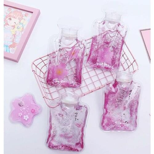 1450 hot water bottle injection water warm palace hand warmers quicksand oil into the portable hot treasure mini